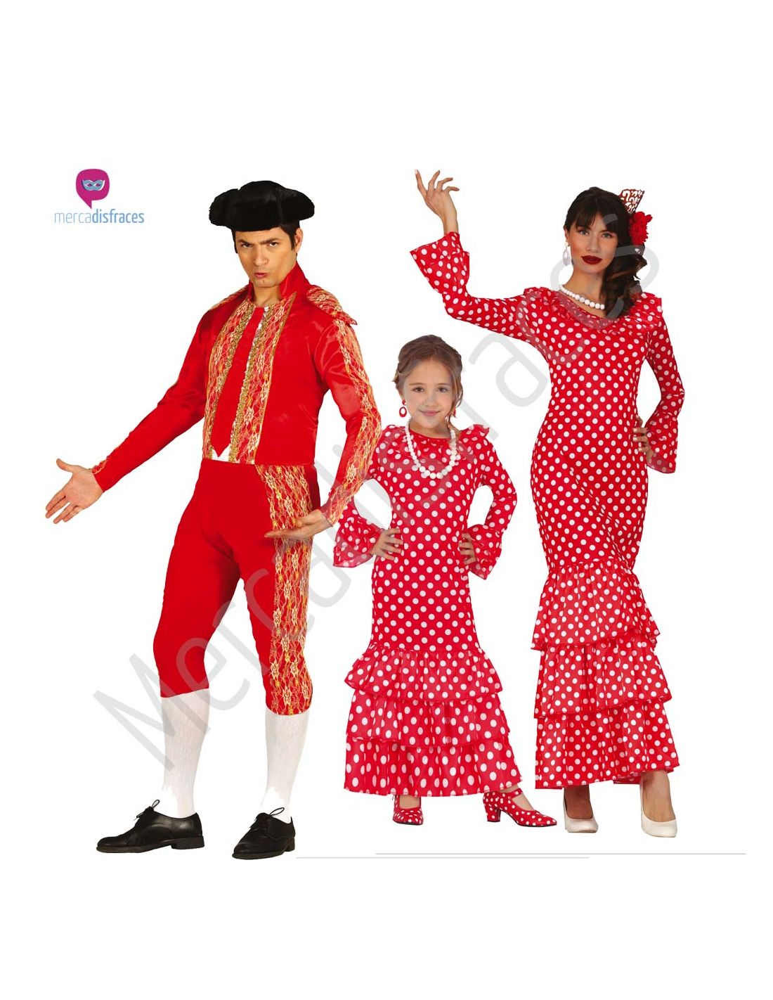 Disfraz para Hombre Sevillana Flamenca