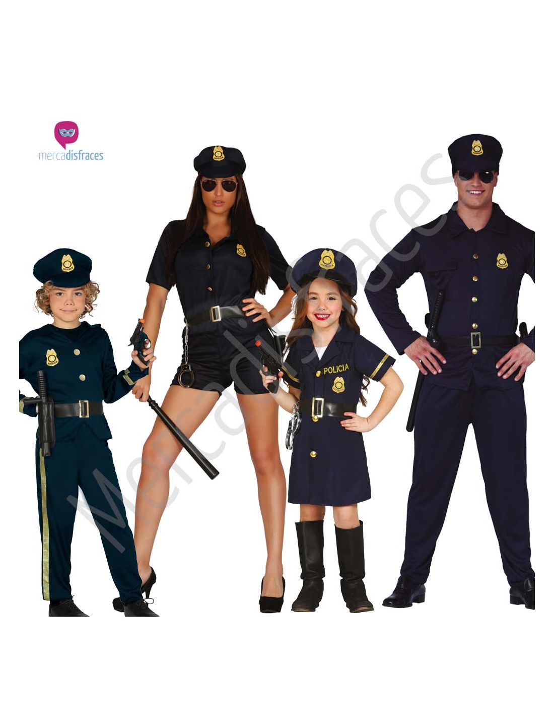 Disfraz de Policía para mujer, Tienda de Disfraces Online
