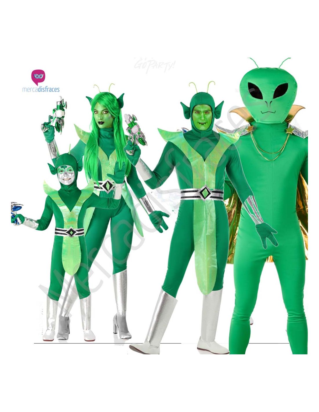 Disfraz Alien o Extraterrestre para Niños