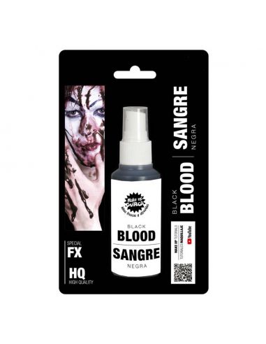 Spray Sangre Negra Tienda de disfraces online - Mercadisfraces