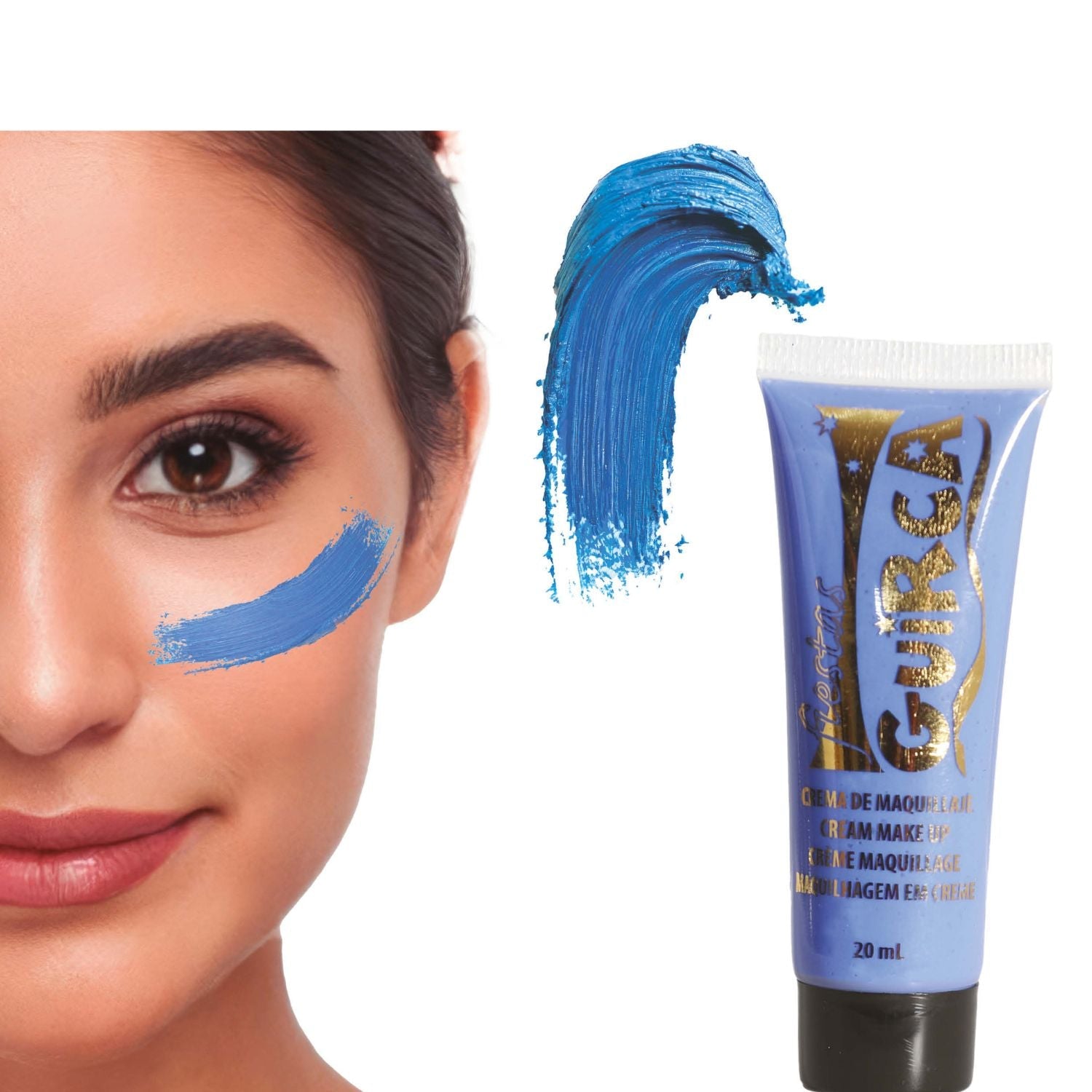 Crema Azul Tienda de disfraces online - Mercadisfraces
