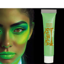 Maquillaje crema verde neon Tienda de disfraces online - Mercadisfraces