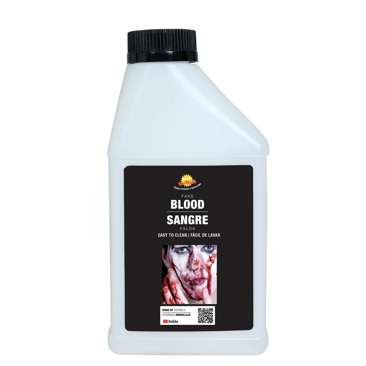 Bote Sangre 1 Litro Lavable, High Quality - mercadisfraces