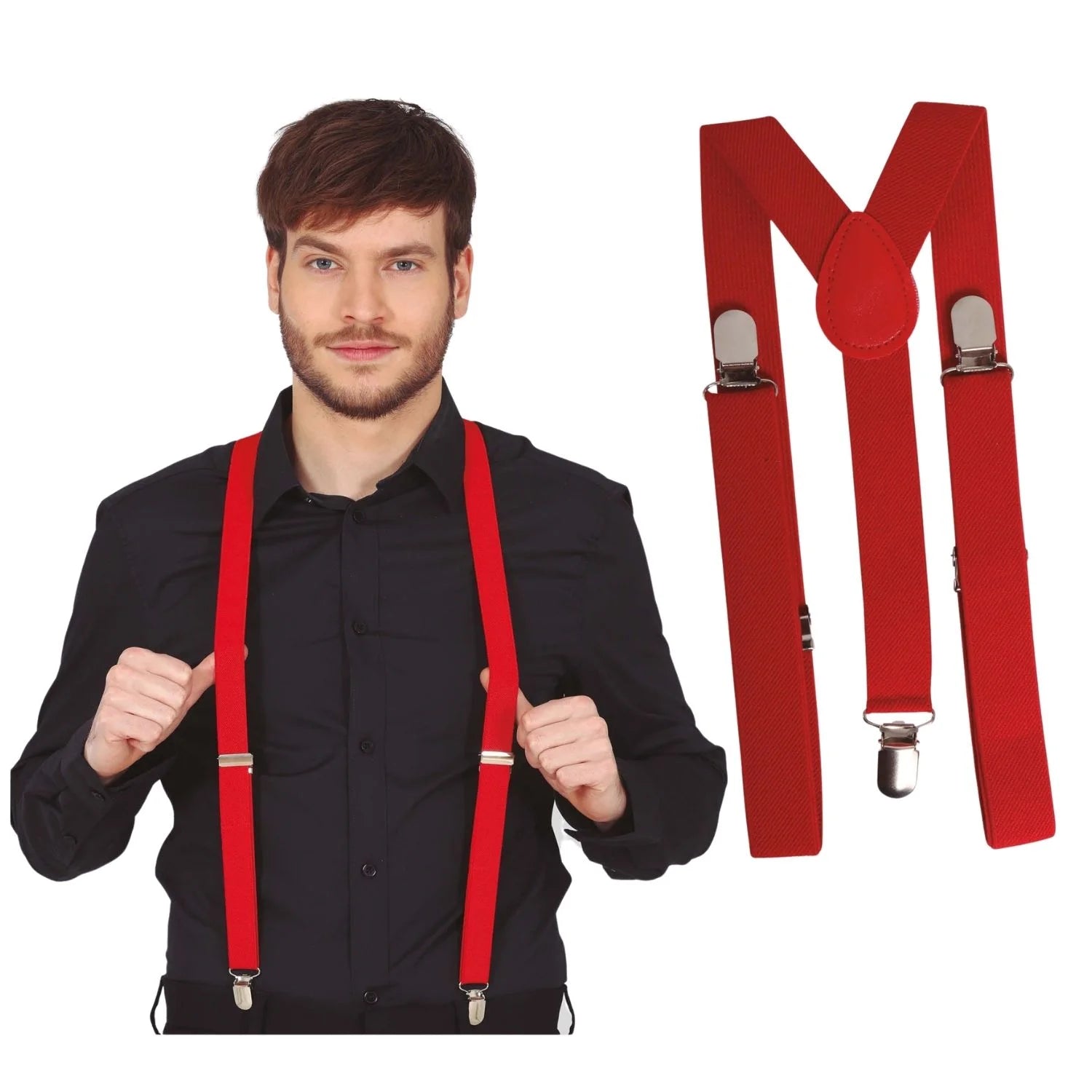 Tirantes en Rojo, Negro o Blanco adulto