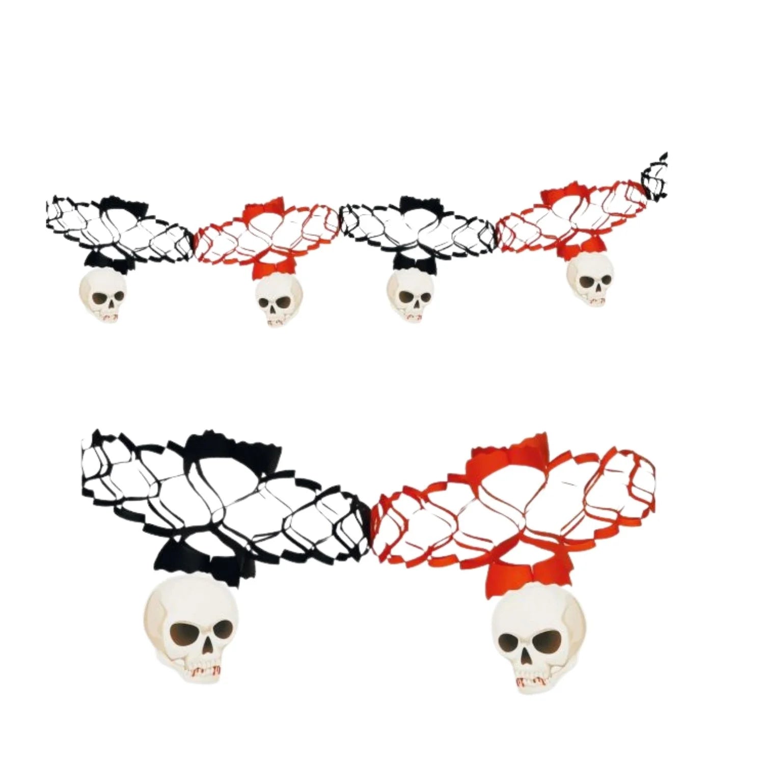 Guirnalda de Calaveras y Huesos