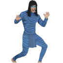 Disfraz de felino azul para adulto con mono completo original para Carnaval y Halloween