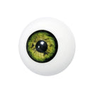 Prótesis de ojo artificial para disfraz de Halloween, terror, zombi o personaje siniestro en color verde