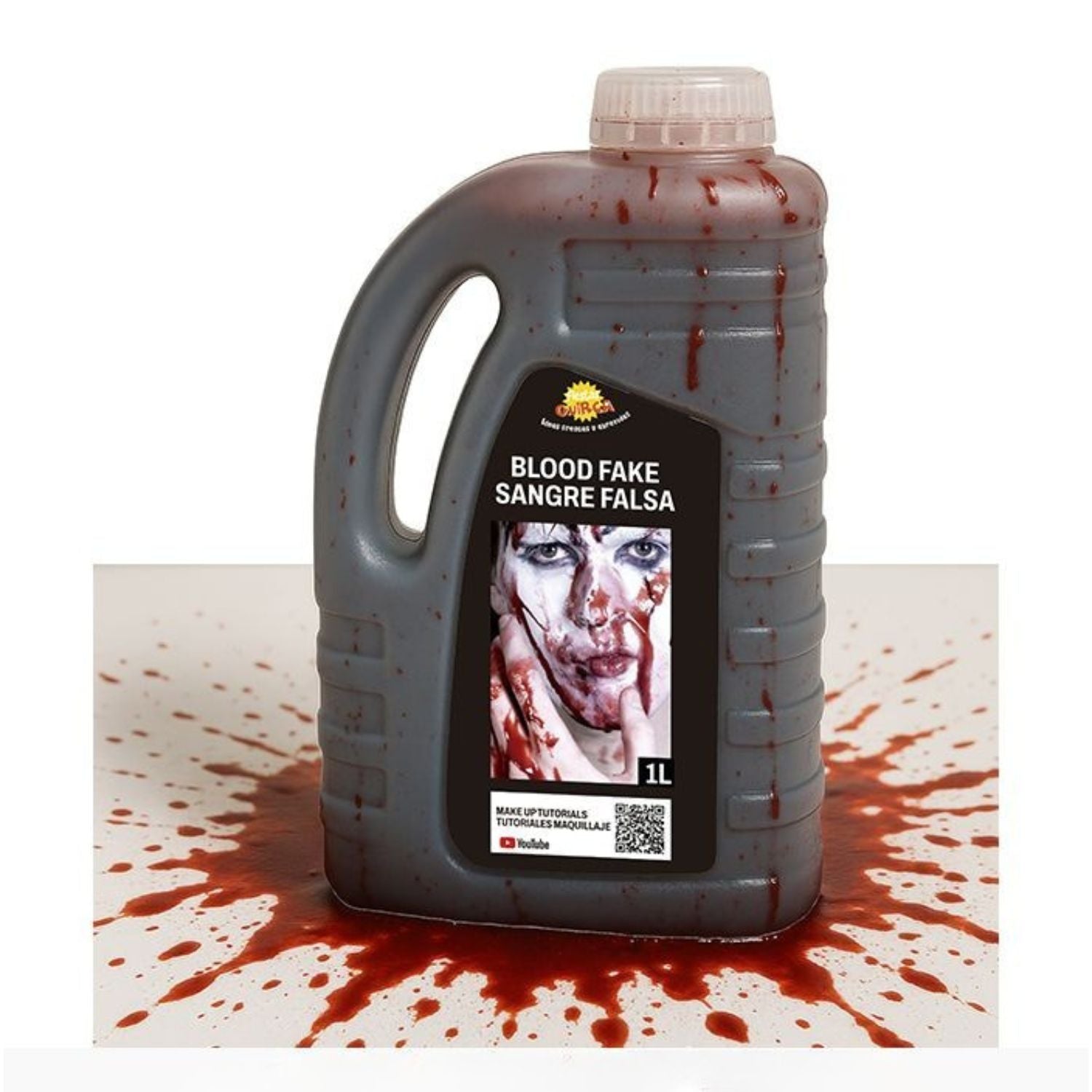 Bote de Sangre de 1 litro Tienda de disfraces online - Mercadisfraces