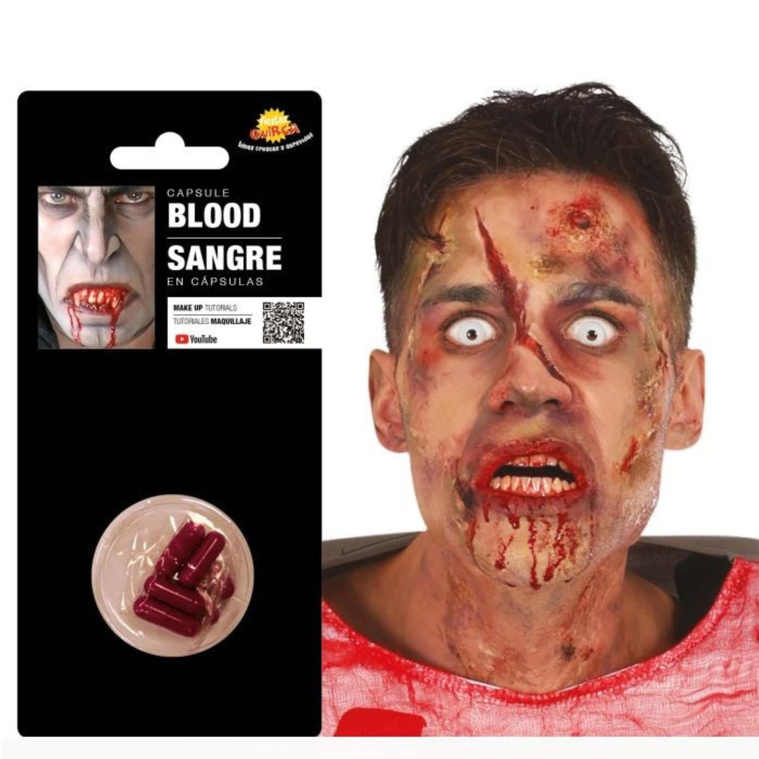 Capsulas de Sangre para Halloween Tienda de disfraces online - Mercadisfraces