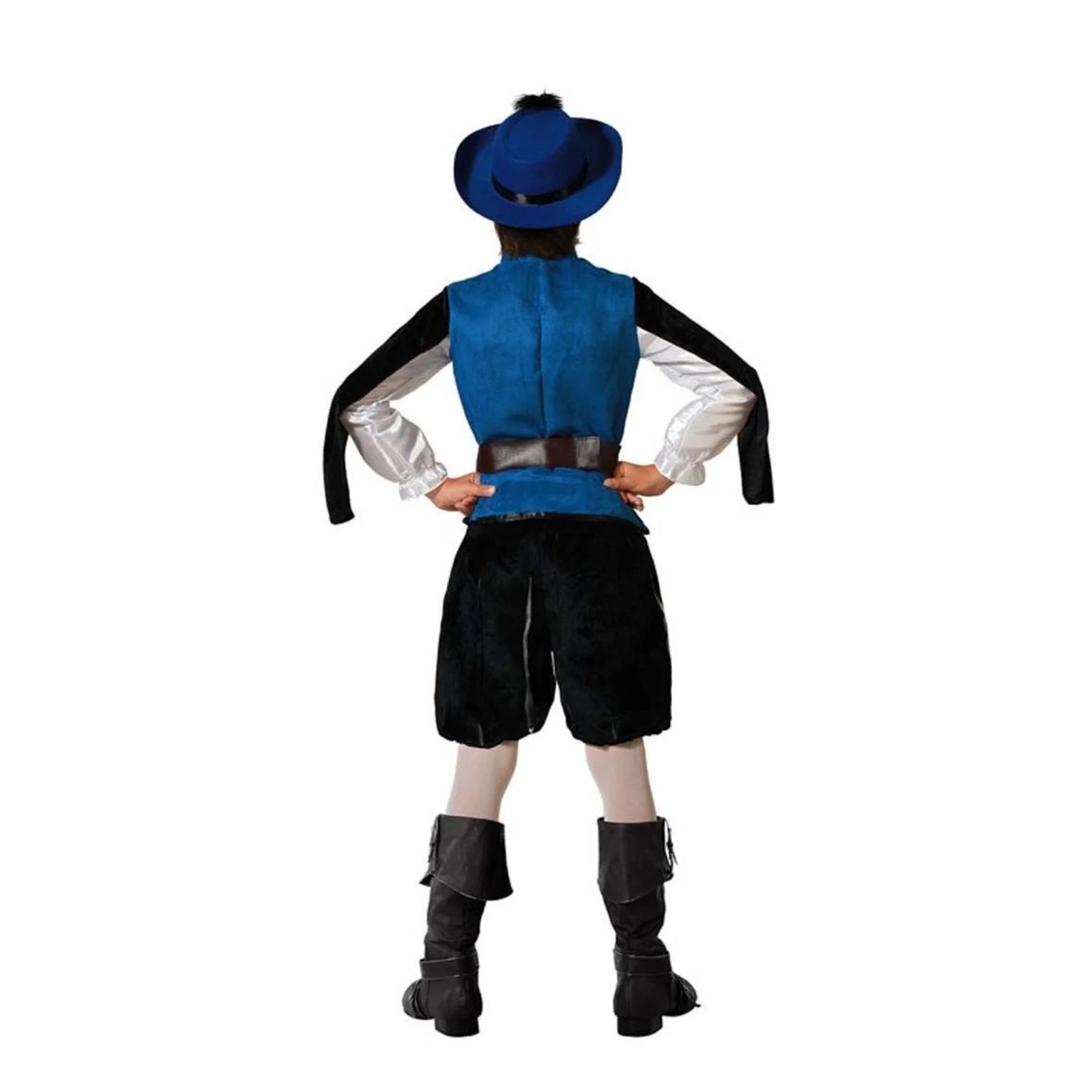 Disfraz Mosquetero Medieval Azul niño