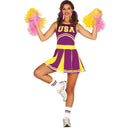 Disfraz de cheerleader adulta con vestido deportivo ideal para Carnaval y fiestas temáticas