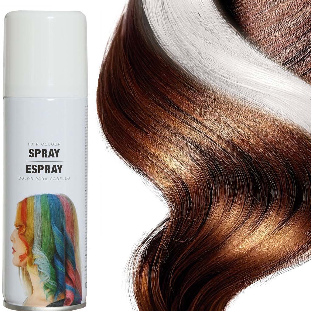 Spray pintura Pelo Color Blanco Tienda de disfraces online - Mercadisfraces