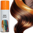 Spray pintura Pelo Color Naranja Tienda de disfraces online - Mercadisfraces