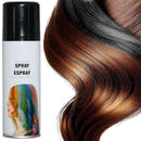 Spray pintura Pelo Color Negro Tienda de disfraces online - Mercadisfraces