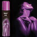 Spray Maquillaje Brillo Color Violeta Tienda de disfraces online - Mercadisfraces