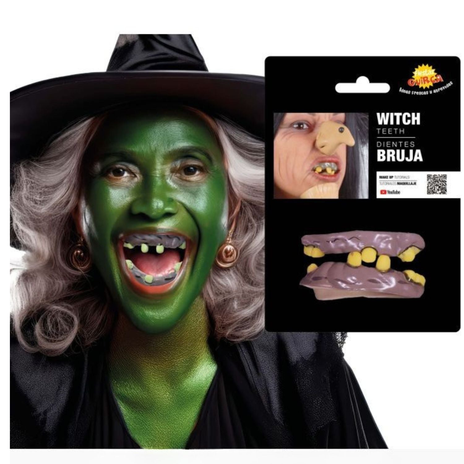 Dientes de Bruja Tienda de disfraces online - Mercadisfraces