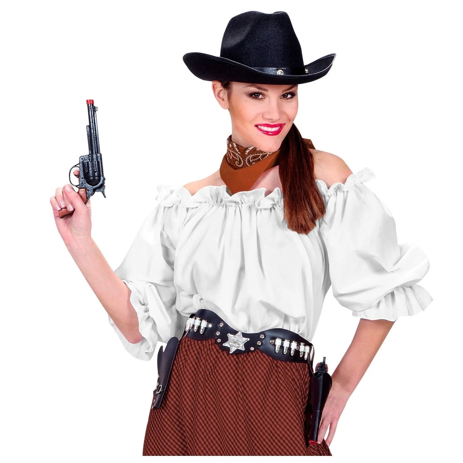Camisa Blanca de Pirata para mujer