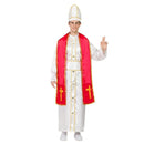 Disfraz de Papa Santo para adulto con mitra, túnica, estola y fajín para Carnaval o fiestas temáticas