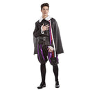 Disfraz de tuno para adulto con camisa, pantalón, capa y cinturón ideal para Carnaval y fiestas tradicionales