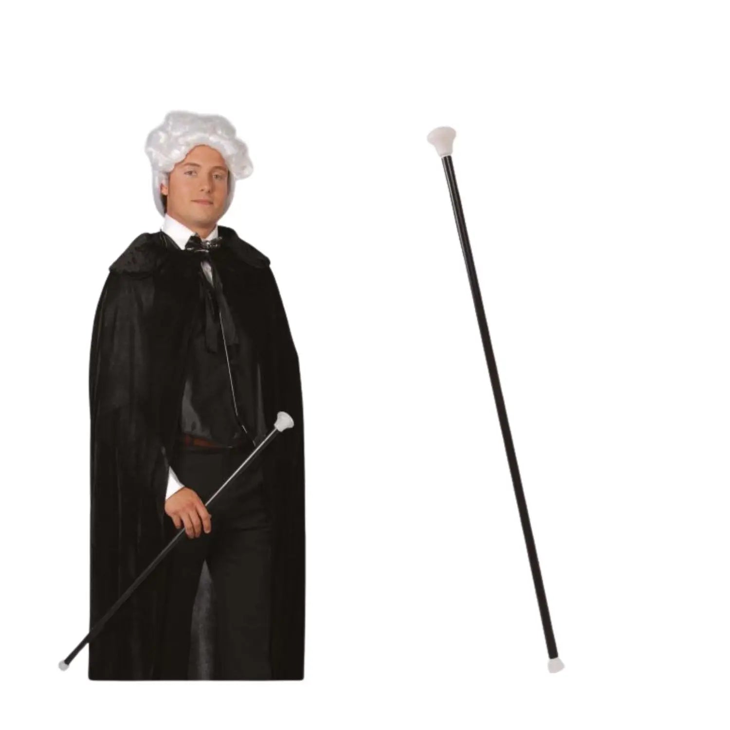 baston dandi 80 cm complemento para look elegante o estilo vintage en fiestas temáticas