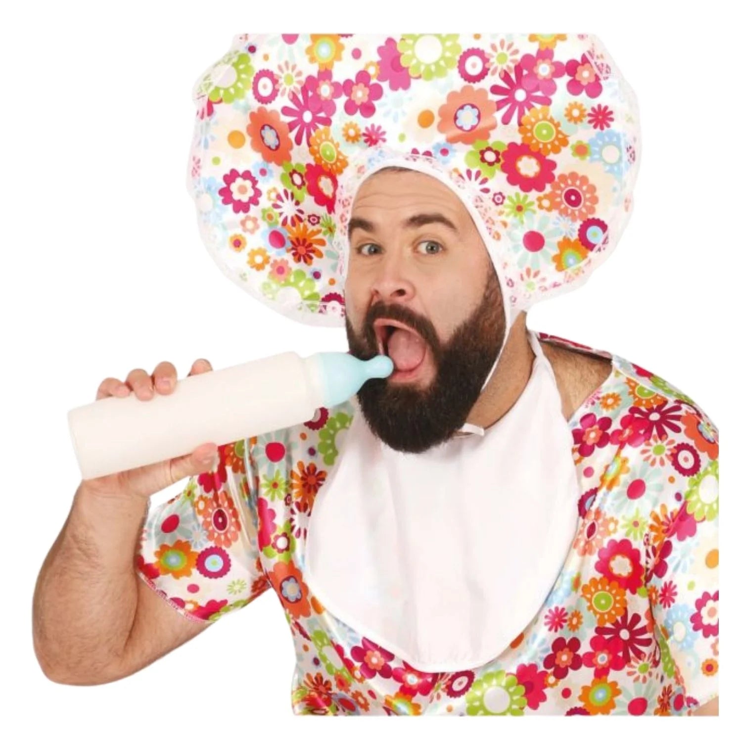 Biberón gigante 30 cm accesorio bebé divertido para completar look temático en fiestas y despedidas