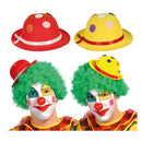 mini bombin de payaso de fieltro con pinza colores surtidos complemento carnaval