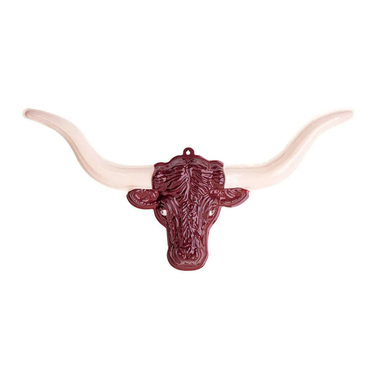 Cabeza de búfalo decorativa de 87 cm con grandes cuernos para decoración western