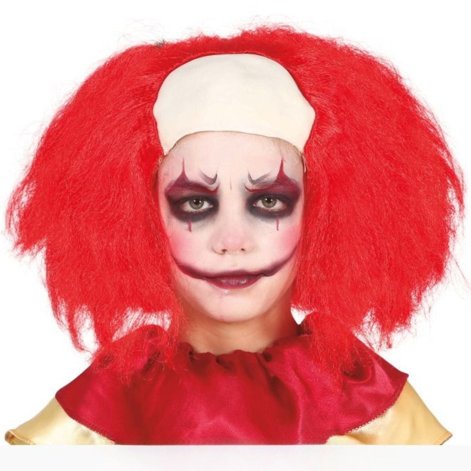 Calva postiza infantil de payaso para disfraz