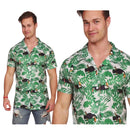 Camisa hawaiana de tucanes para fiestas tropicales y Carnaval