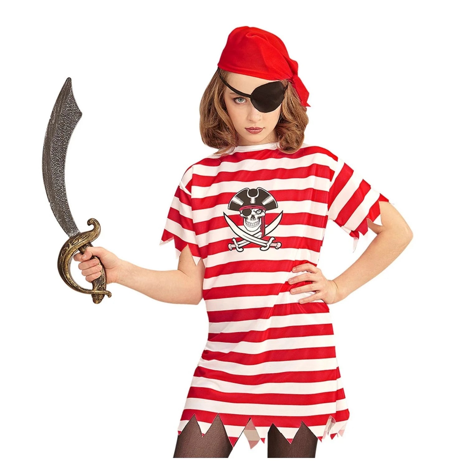 Camiseta pirata infantil para disfraz de corsario