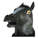Careta de caballo de látex con diseño realista para disfraces de Carnaval y Halloween