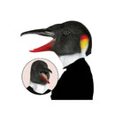Careta de pingüino de látex con diseño realista para disfraces de Carnaval y Halloween