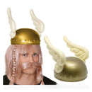 Casco galo estilo Asterix para adulto con alas laterales complemento de disfraz