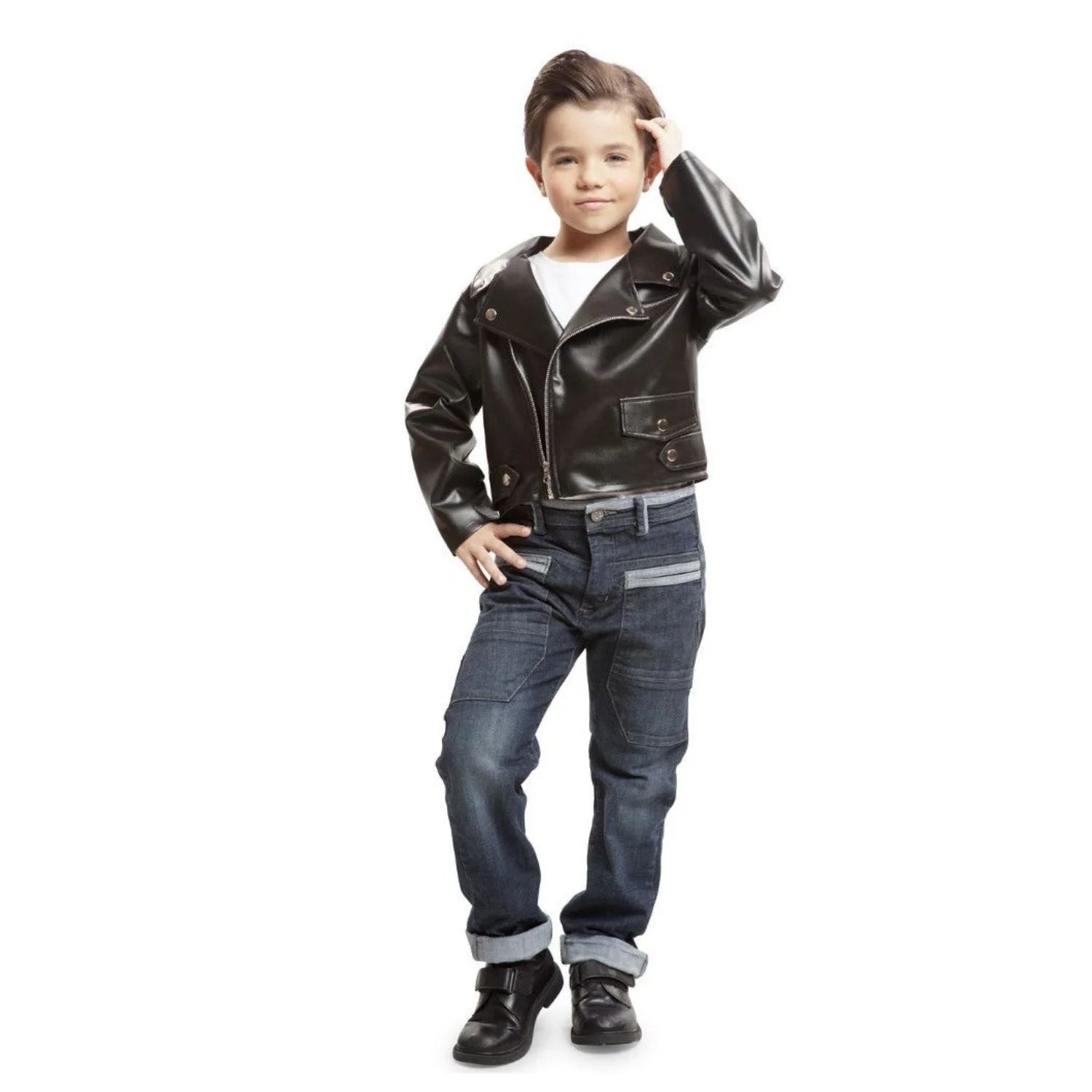 Cazadora T-Bird para niño estilo rockero años 50