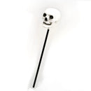 Cetro cabeza calavera para completar disfraces de Halloween y fantasía oscura
