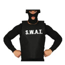 chaleco SWAT adulto complemento para look de policía o temática de acción