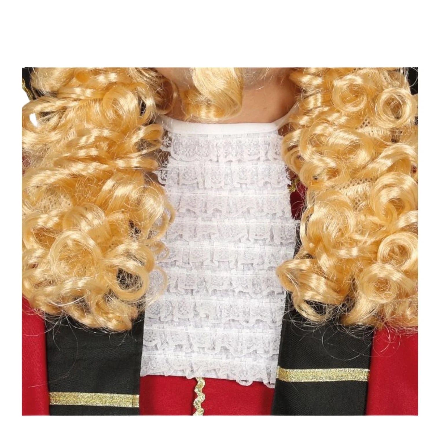 chorrera época blanca pechera barroca de 26 cm accesorio elegante para look aristocrático