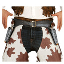 Cinturón con fundas para pistola accesorio disfraz cowboy