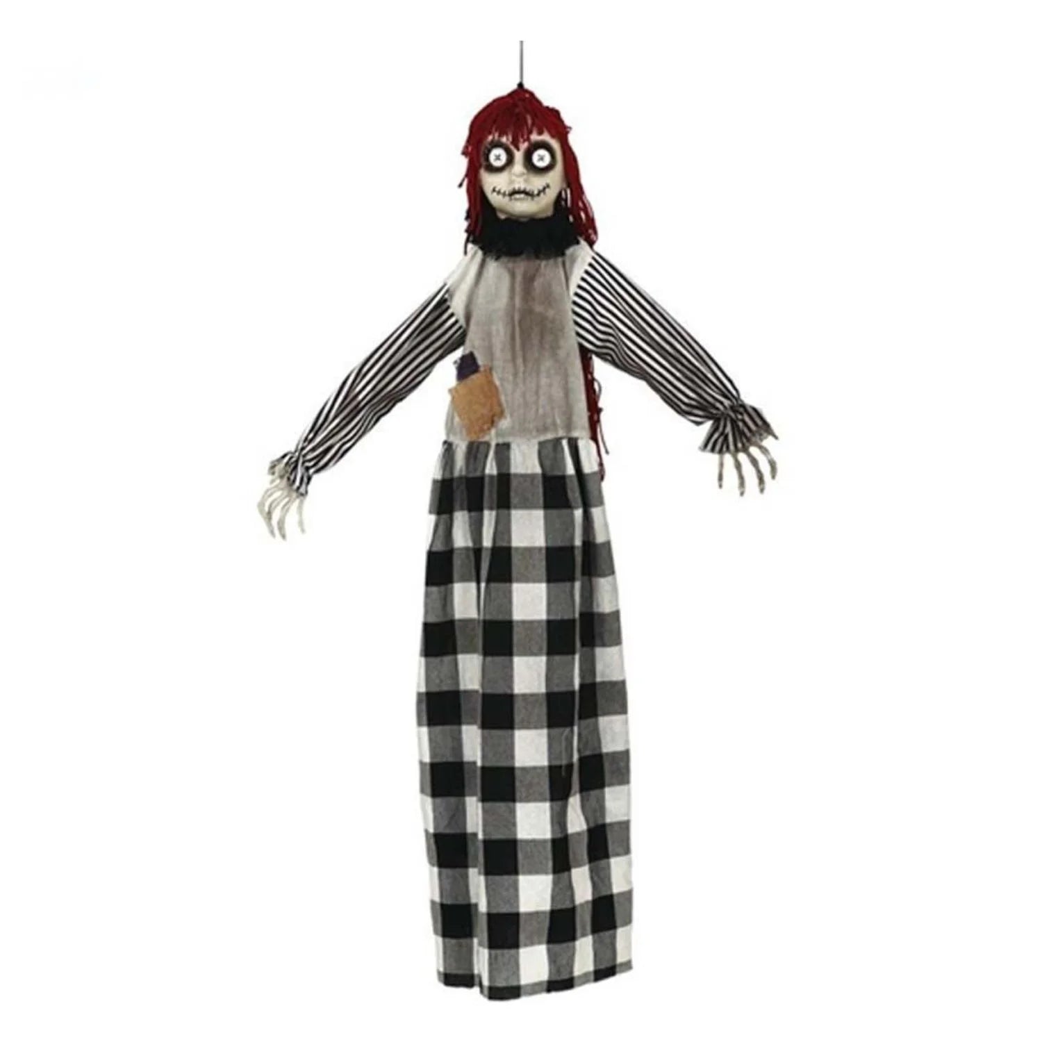 colgante muñeca de trapo terror 100 cm decoración Halloween colgante