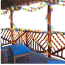 Collar hawaiano decorativo ideal para fiestas tropicales y celebraciones de verano