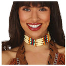 Collar india nativa para completar disfraces tribales y del oeste