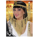 Collar y pendientes en dorado para completar disfraces elegantes y de fantasía