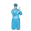 conjunto de cirujano azul con gorro mascarilla y bata para look sanitario en fiestas temáticas y eventos
