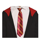 corbata de rayas estudiante complemento para look universitario o temática mágica