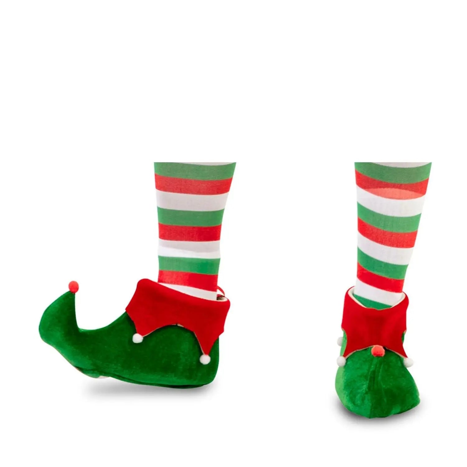 cubrebotas de elfo infantil 20 cm ideales para completar look navideño para niños