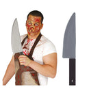 Cuchillo cortador accesorio para disfraz de carnicero o terror Halloween
