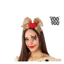 diadema siniestra con corazon roto estilo voodoo para look de terror halloween en fiestas tematicas