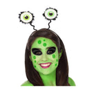 diadema con ojos alienigenas para look extraterrestre o tematica espacio en fiestas tematicas