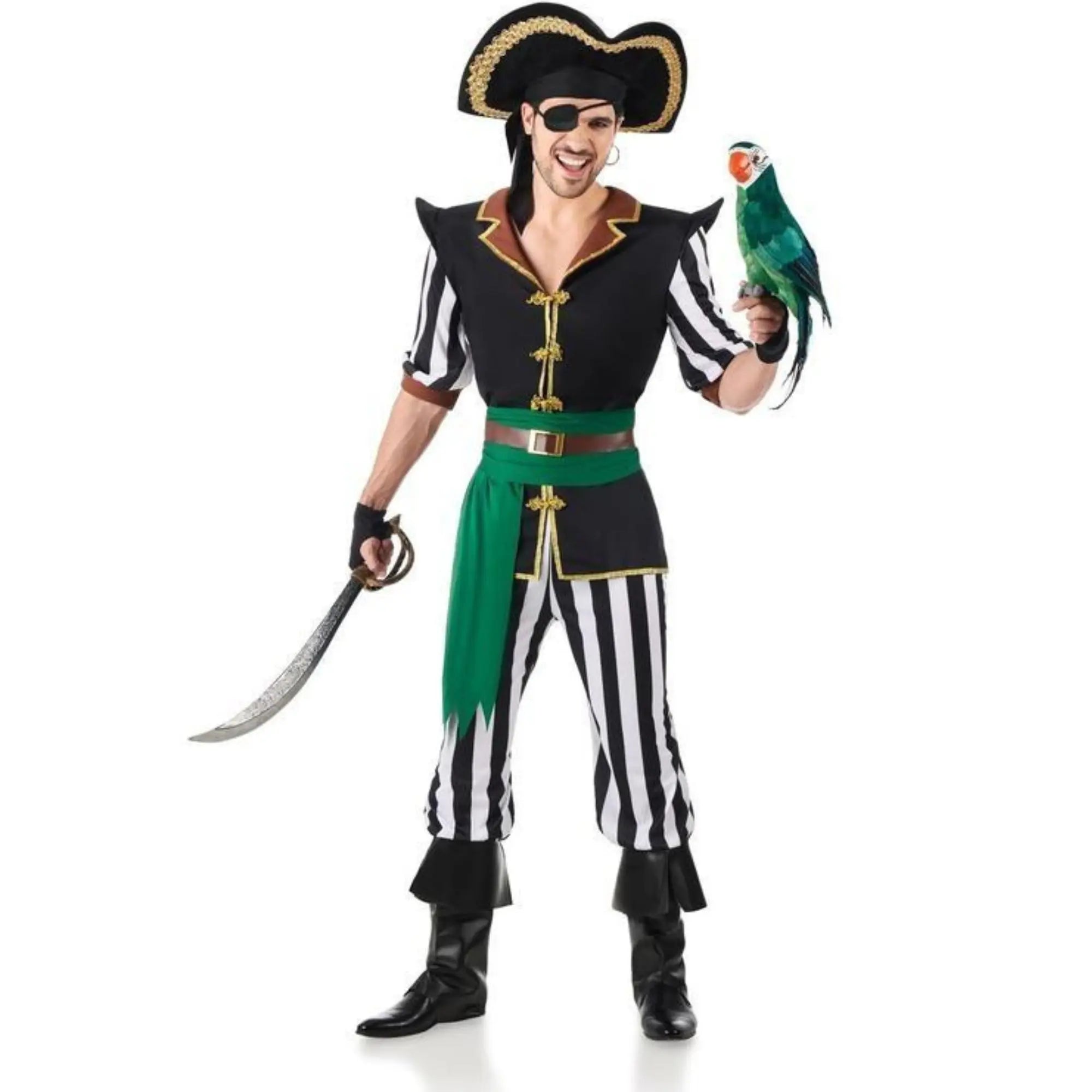 Disfraz de pirata para hombre original y divertido ideal para Carnaval con estilo aventurero