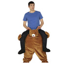 Disfraz a hombros del oso con pantalón y piernas falsas